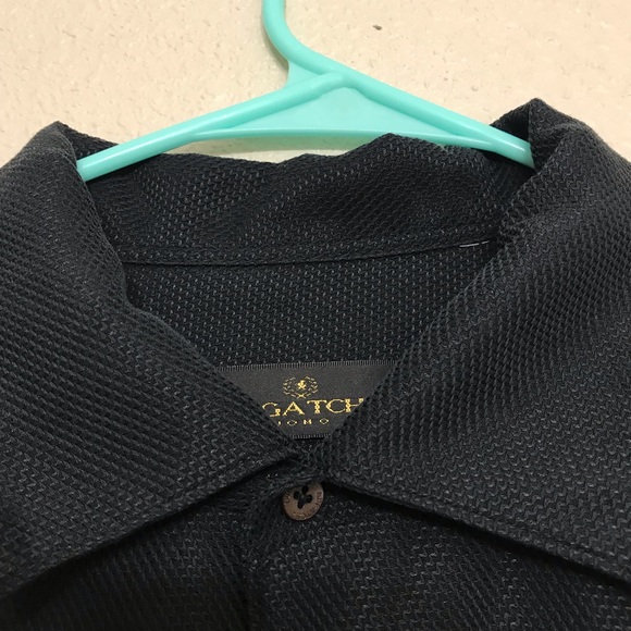 Bugatchi Button Down Casual. Size Xl. Black - Picture 2 of 4